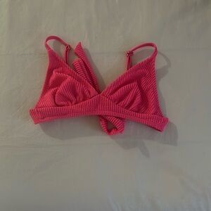 pink bikini top